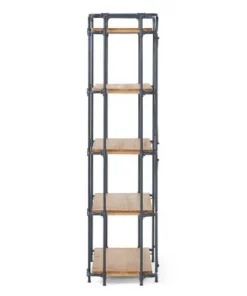 Yorktown 66.75" 5-Shelf Industrial Bookcase Brown - Christopher Knight Home 9 Yorktown 66.75" 5-Shelf Industrial Bookcase Brown - Christopher Knight Home -Bookshelves Sales Shop unnamed file 938