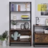 HomCom Storage Cabinet Bookcase with 3 Open Shelves -Bookshelves Sales Shop unnamed file 987