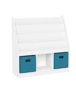 Kids' Bookrack with 3 Cubbies and 2 Bins - RiverRidge Home Pink 13 Kids' Bookrack with 3 Cubbies and 2 Bins - RiverRidge Home Pink -Bookshelves Sales Shop unnamed file 99